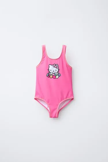 6-14 лет/купальник с фруктами Hello Kitty © Sanrio- Заказать в России