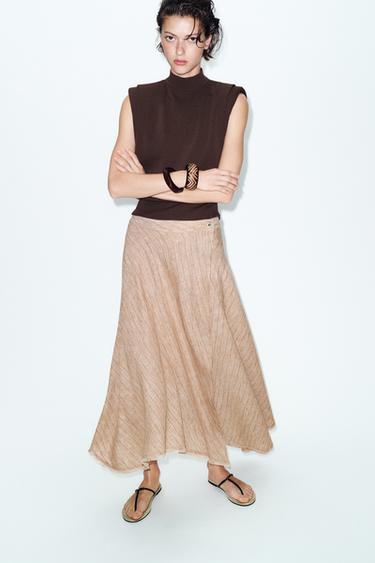 Zara Трикотажный топ с открытой спиной