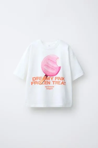 Футболка с принтом «моти»