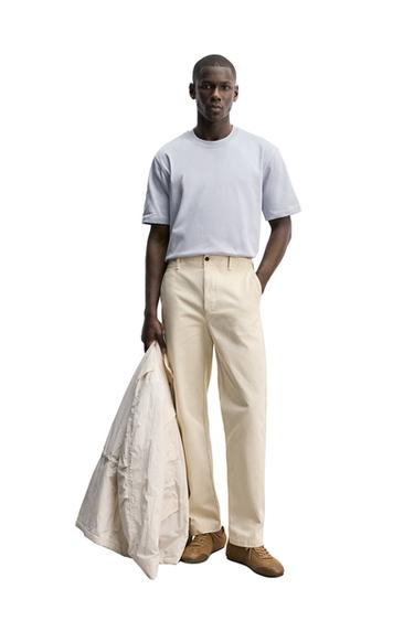 Zara Плотная футболка с короткими рукавами купить с доставкой.