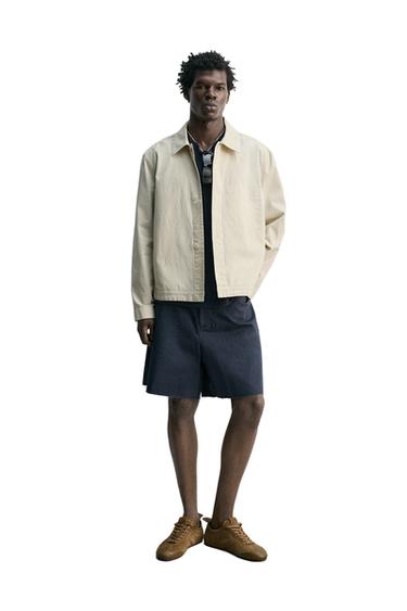 Zara Куртка-рубашка из поплина