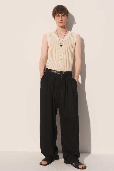 Zara Майка с ажурным узором