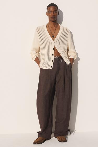 Zara Кардиган с открытой текстурой