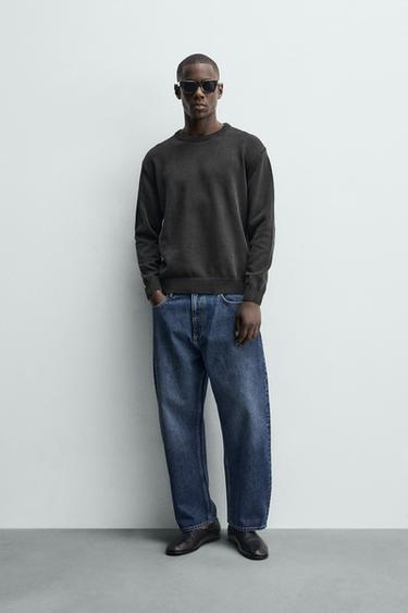 Zara Джинсы TAPERED WIDE FIT купить с доставкой.