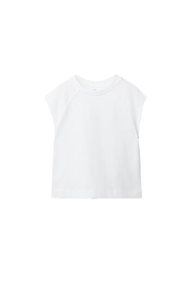 Zara Базовая футболка с рукавами реглан купить с доставкой.