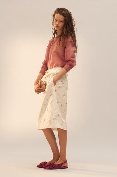 Zara Сумочка-клатч из эмбоссированной кожи LIMITED EDITION