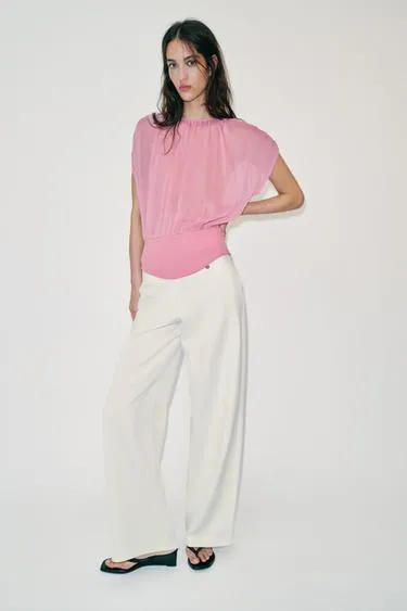 Топ из жоржета