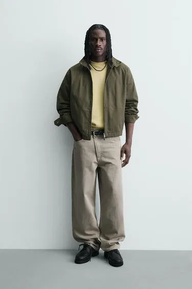 Брюки Relaxed Fit с перекрестной застежкой