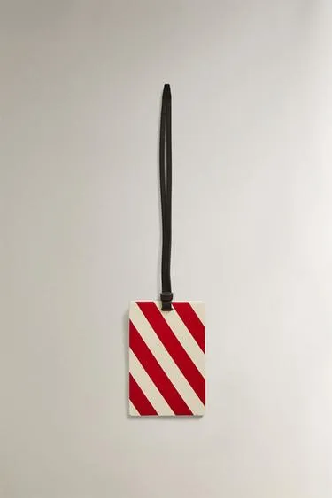 Кожаная бирка для багажа