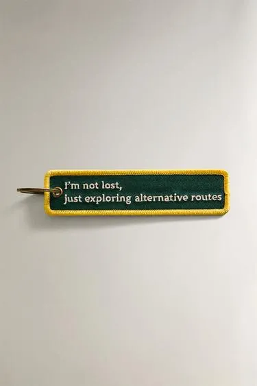 Брелок для ключей из холста для путешествий- Заказать в России