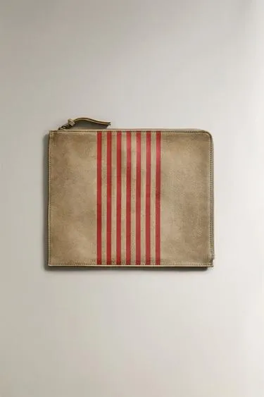 Папка для документов из замши