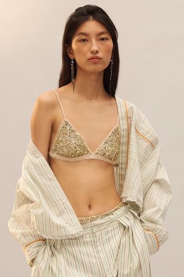 Zara Трусы LIMITED EDITION с пайетками