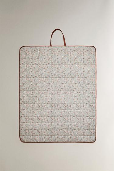 Zara Пляжное одеяло с цветочным принтом для детей