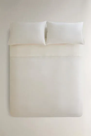 Покрывало из льна с двойной стежкой- Заказать в России