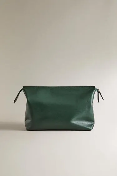 Кожаная косметичка для путешествий- Заказать в России