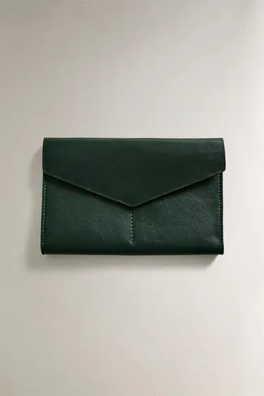 Кошелек-органайзер для кабелей из кожи