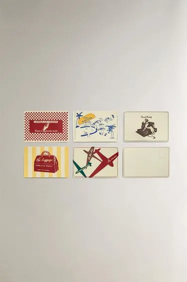 Набор открыток для путешествий (набор из 5 штук)- Заказать в России