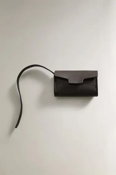 Кожаный держатель для пакетов для домашних животных