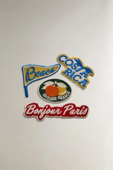 Набор нашивок для путешествий (набор из 4 штук)