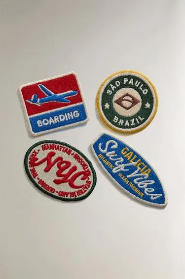 Набор нашивок для путешествий (набор из 4 шт.)