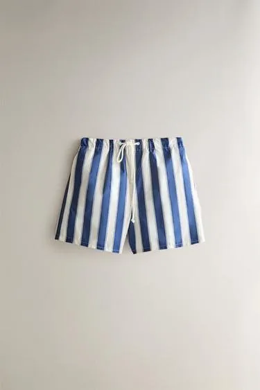 Плавки для пляжа в полоску- Заказать в России