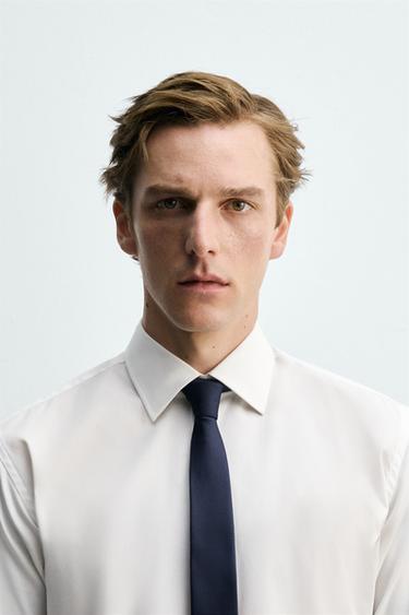 Zara Узкий галстук 100% шелк