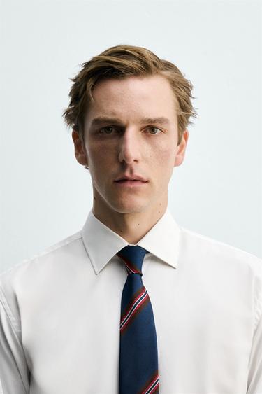 100% Silk Striped Tie- Заказать в России