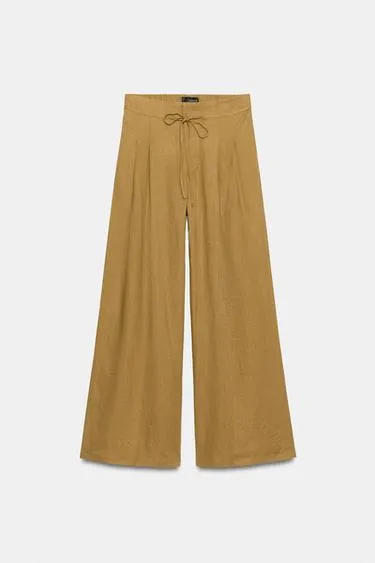 Широкие брюки с линиями стрелок