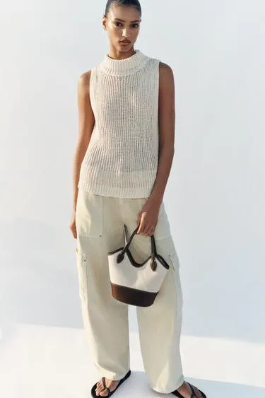 Комбинированная холщовая сумка