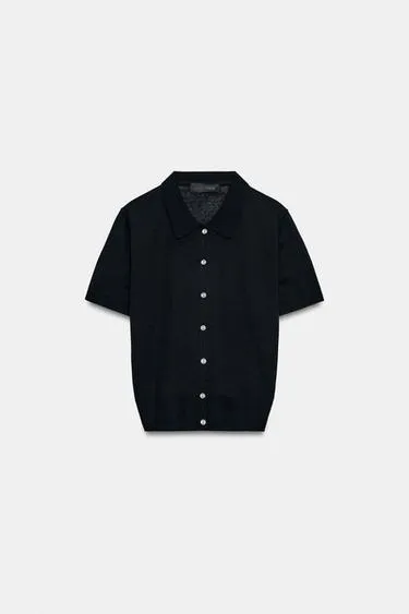 Кардиган с короткими рукавами