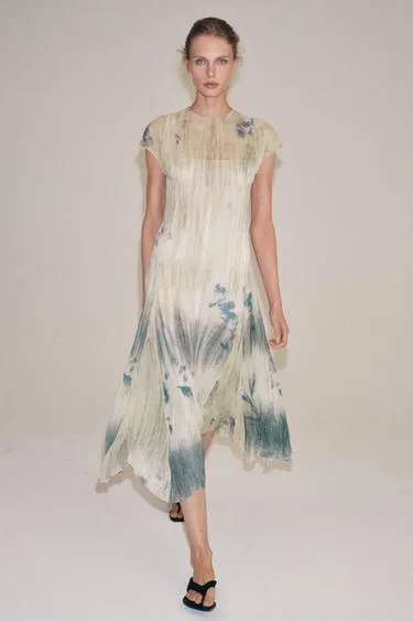 Платье миди с принтом — ZW