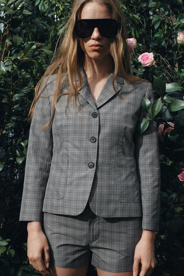 Zara Шерстяной жакет ZARA «ZW» CHECK купить с доставкой.