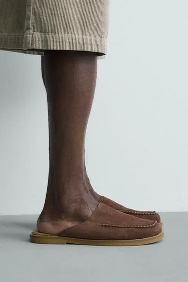 Кожаные сабо- Заказать в России