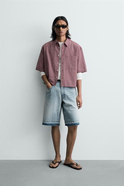 Zara Джинсовые шорты RELAXED FIT