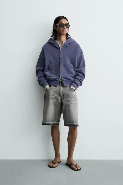 Джинсовые шорты Relaxed Fit