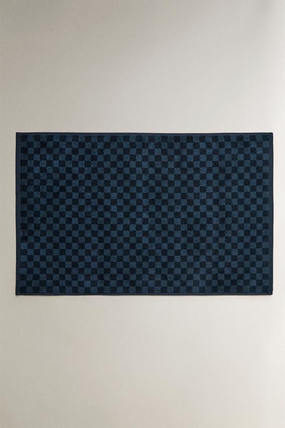 Zara Коврик для ванны в клетку