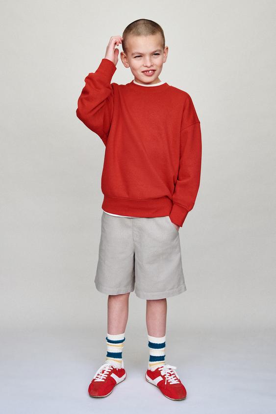 Бермуды из льна и хлопка