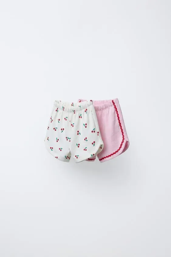 Набор из 2 бермудов «вишня и волна»- Заказать в России