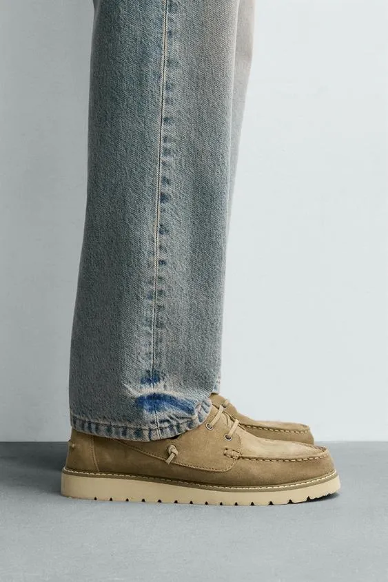 Кожаные топсайдеры