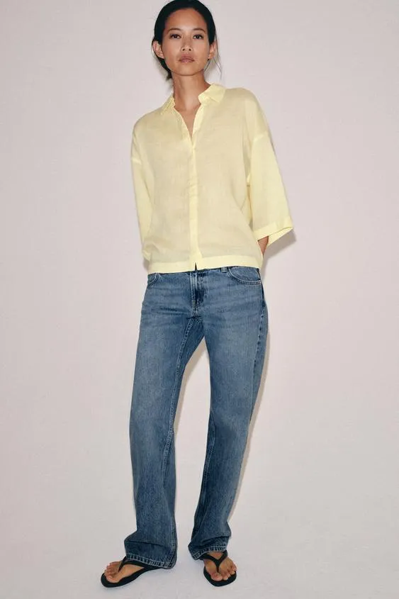 Струящаяся рубашка оверсайз — Zw Collection- Заказать в России