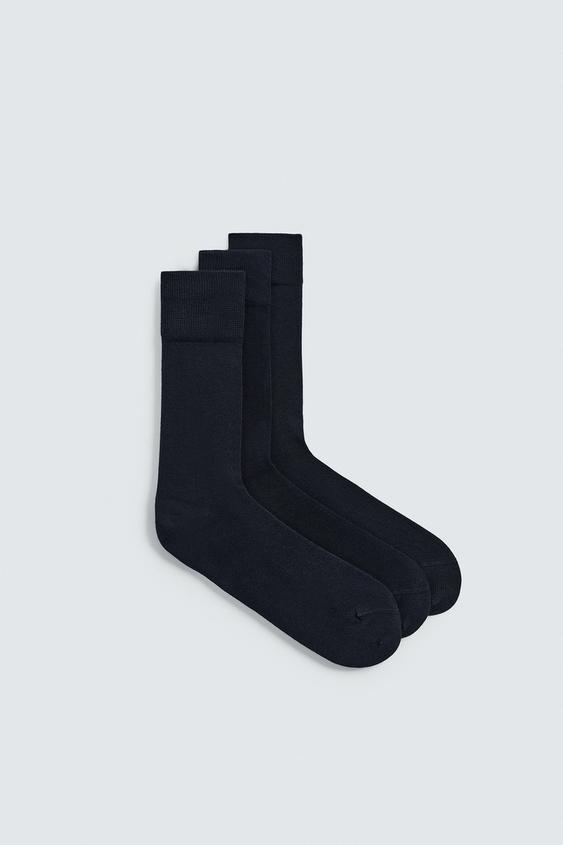 Zara Набор из 3 пар легких носков