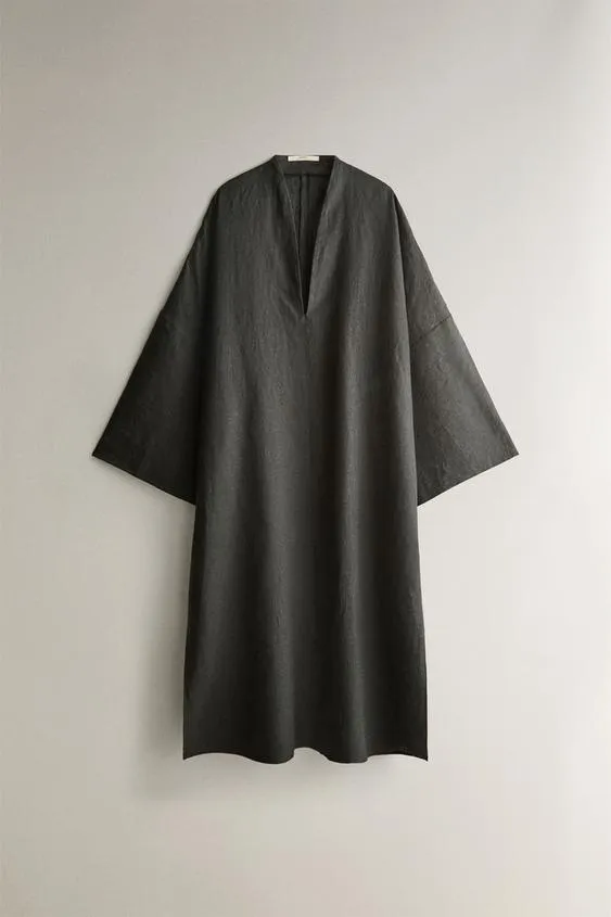 Пляжный кафтан из льна- Заказать в России