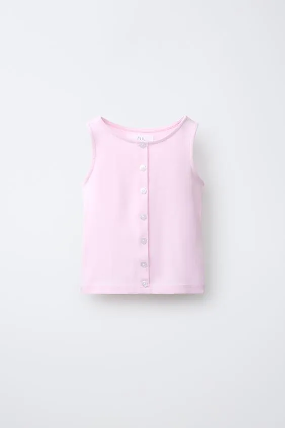 Топ с пуговицами