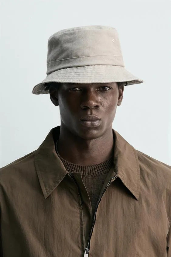 Панама с эффектом потертости