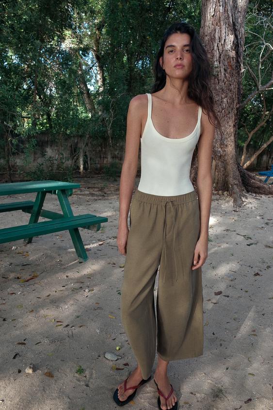 Zara Пижамные брюки BALLOON купить с доставкой.