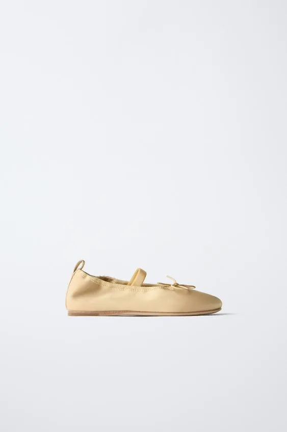 Балетки с лентой и бантом limited edition