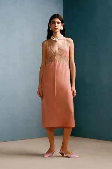 Платье-майка с кружевом WILLY CHAVARRIA X ZARA