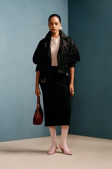 Юбка-карандаш из шерстяной смеси willy chavarria x zara