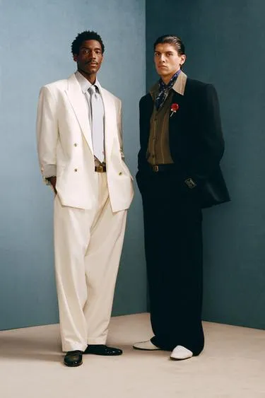 Пиджак с двубортной застежкой willy chavarria x zara