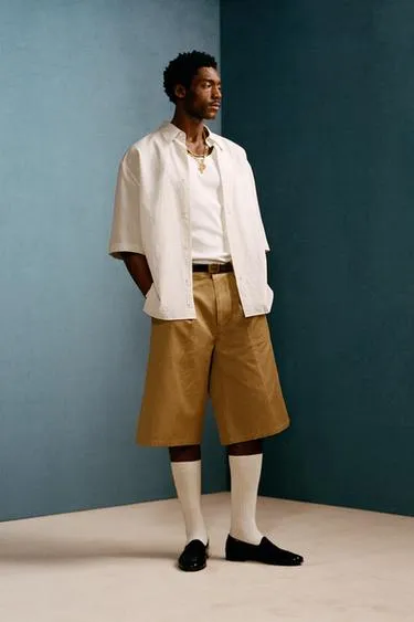 Рубашка в полоску oversize willy chavarria x zara